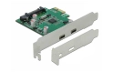 DeLOCK PCIe Card 2 x USB 3.2 Gen 1 (Type-C)