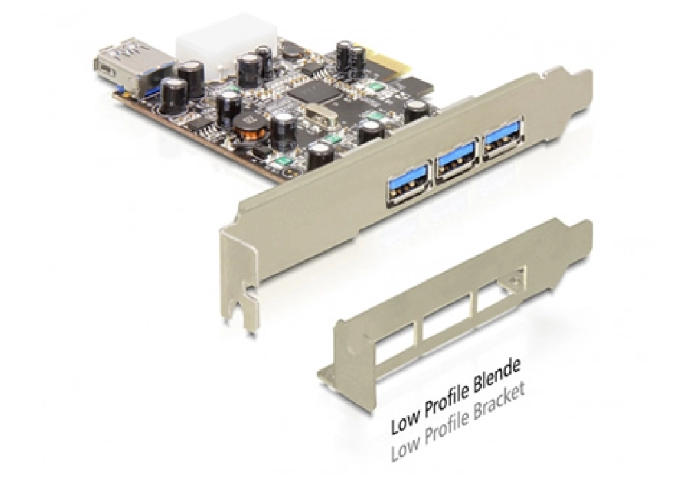 DeLOCK PCIe Card 4 x USB 3.0