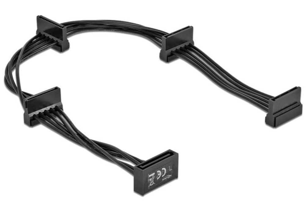 DeLOCK Power SATA 15pin > 4x SATA 15pin - 40cm