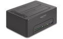 Delock Station d’accueil et de clonage USB-C - 2 x SATA HDD/SSD