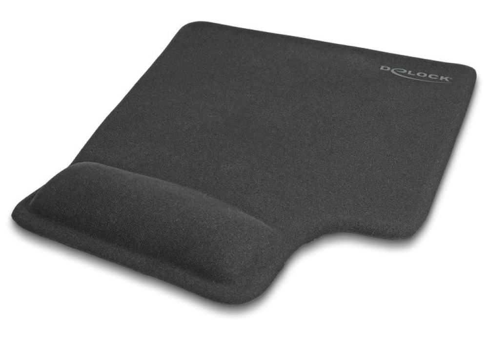 Delock Tapis de souris Ergonomique pour les gauchers Noir