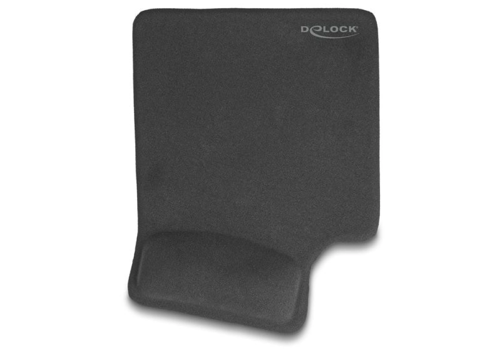 Delock Tapis de souris Ergonomique pour les gauchers Noir