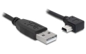 DeLOCK USB 2.0 A Male to USB mini-B 5-pin Cable (Angled) - 2.0 m