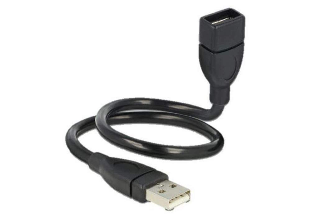 DeLOCK USB 2.0 Type-A (M) > USB 2.0 Type-A (F) ShapeCable - 0.35 m