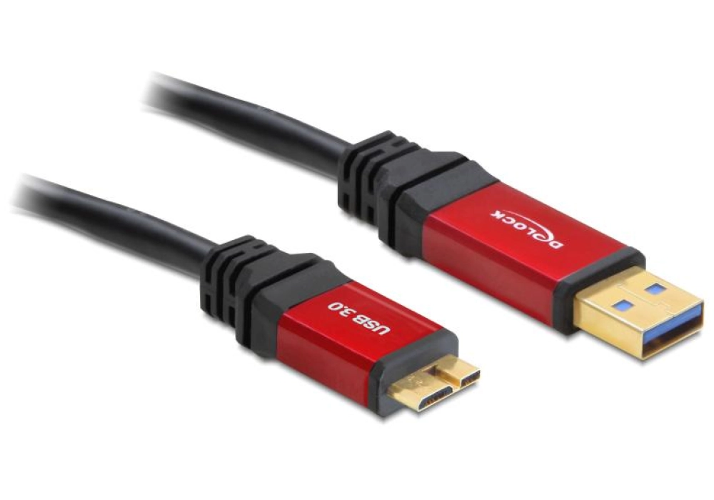 DeLOCK USB 3.0 A / micro-B Premium Cable - 1.0 m