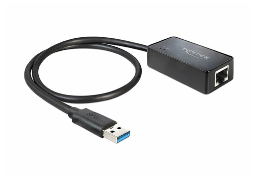 DeLOCK USB 3.0 Gigabit LAN Adapter (Black)