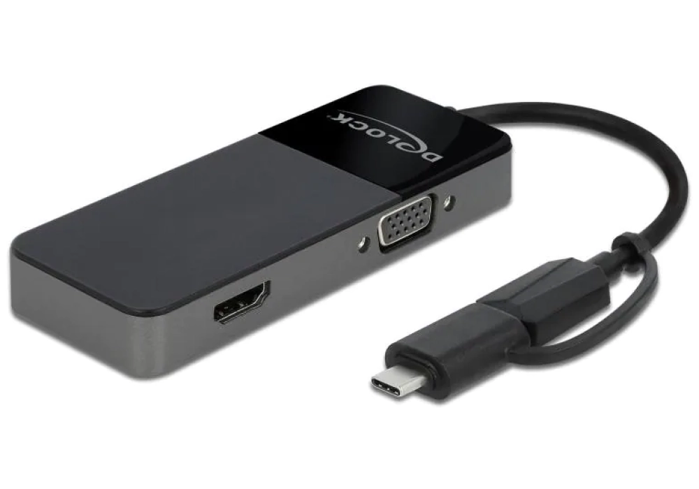 DeLOCK USB 3.0/USB-C > HDMI/VGA