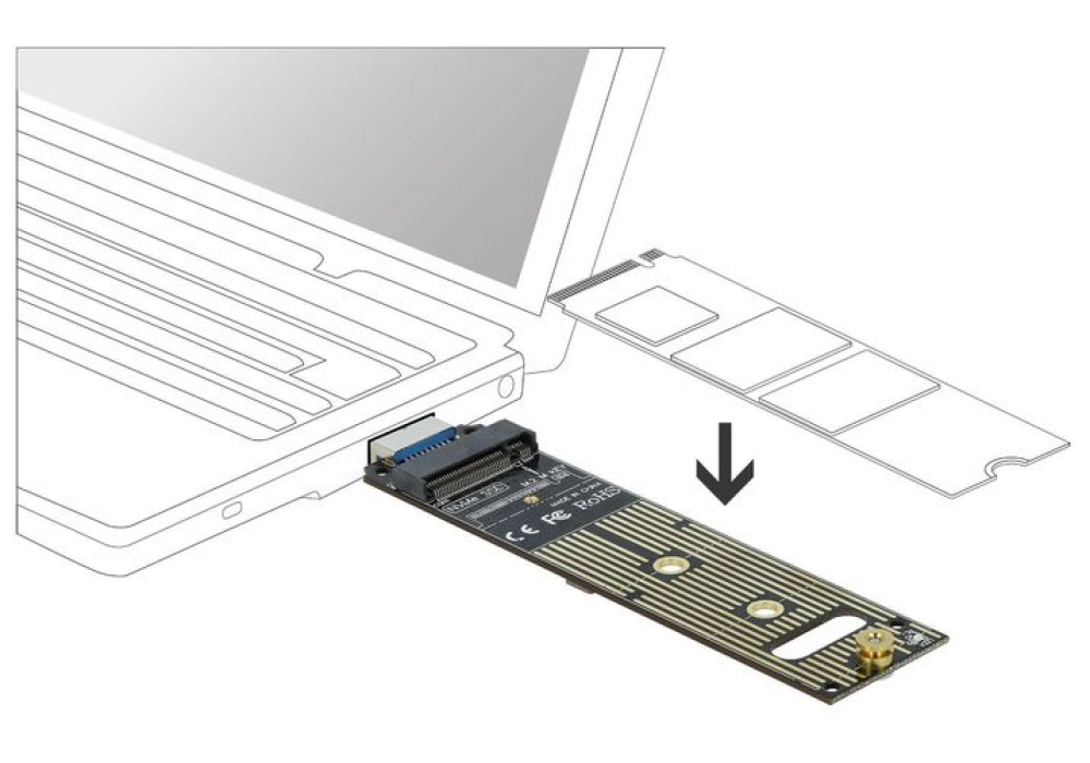 DeLOCK USB 3.1 Gen 2 Converter for M.2 NVMe PCIe SSD