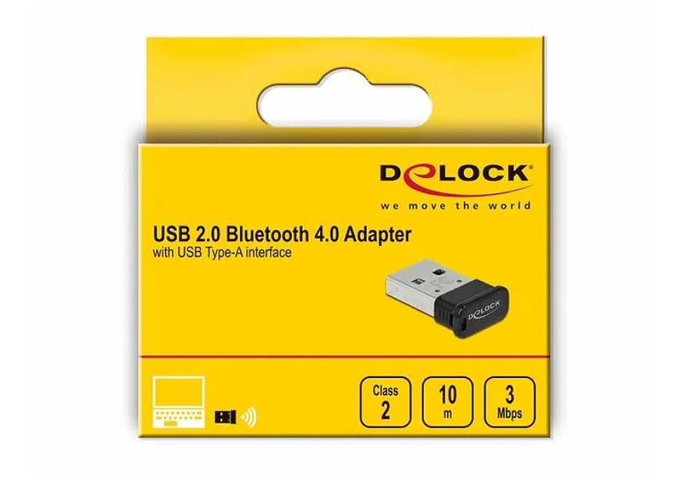 Delock USB-Bluetooth-Adapter 61004 V4.0, 7mm