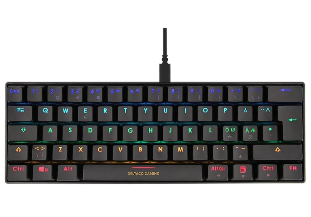 DELTACO Clavier de gaming GAM-075