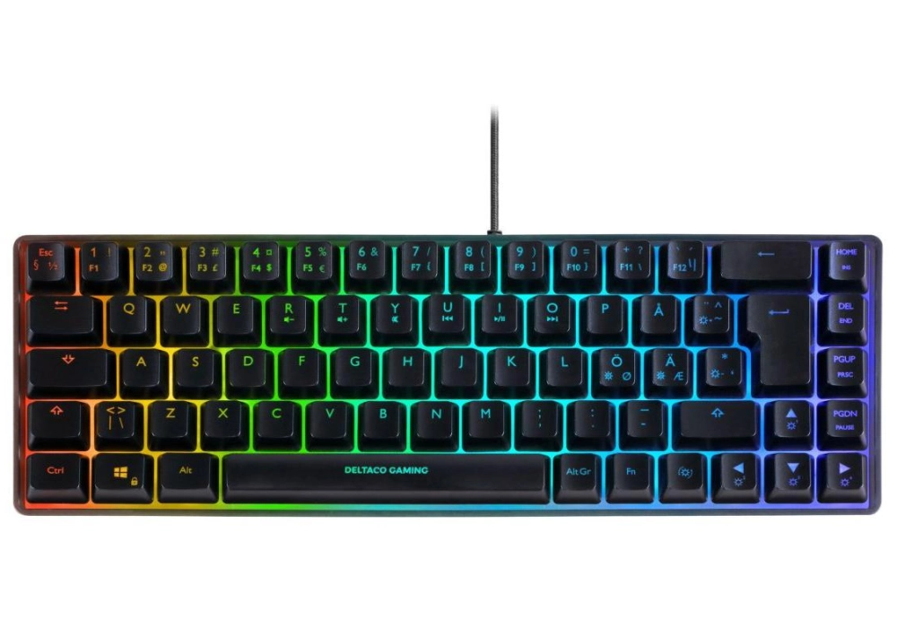 DELTACO Clavier de gaming GAM-158-CH Noir