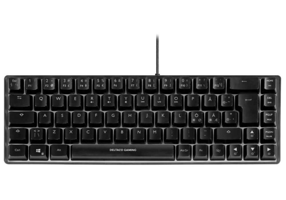 DELTACO Clavier de gaming GAM-158-CH Noir