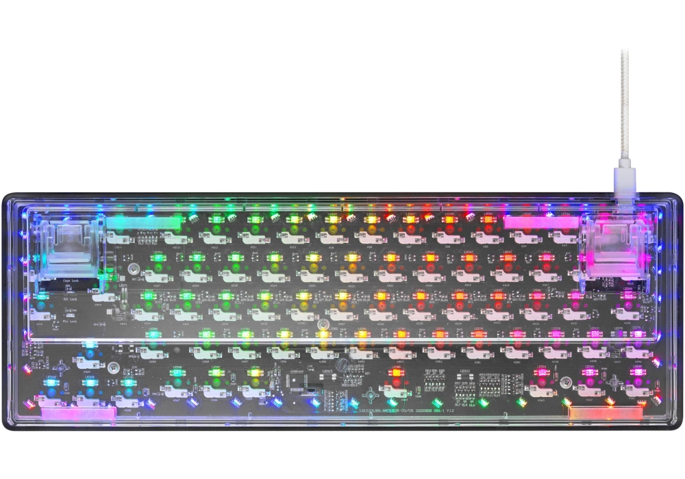 DELTACO Clavier de gaming GAM-160-T-CH Blanc