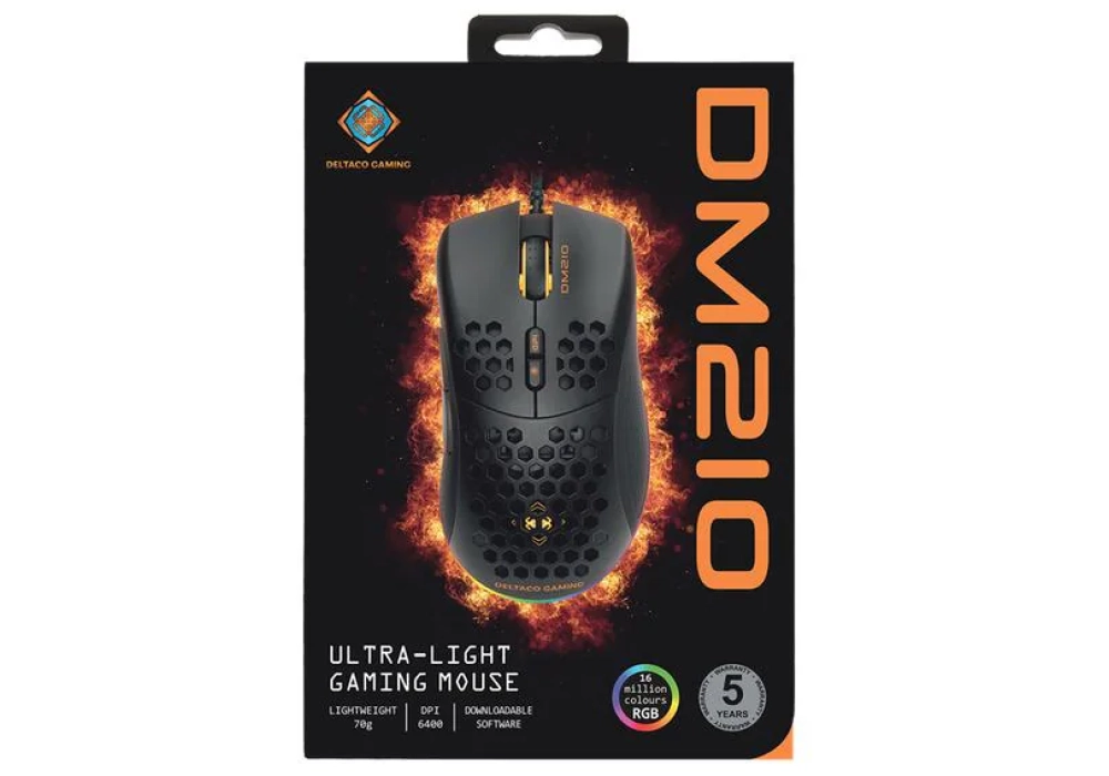 DELTACO Souris de gaming DM210