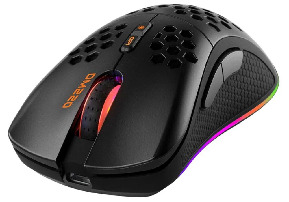 DELTACO Souris de gaming DM220 RGB Noir