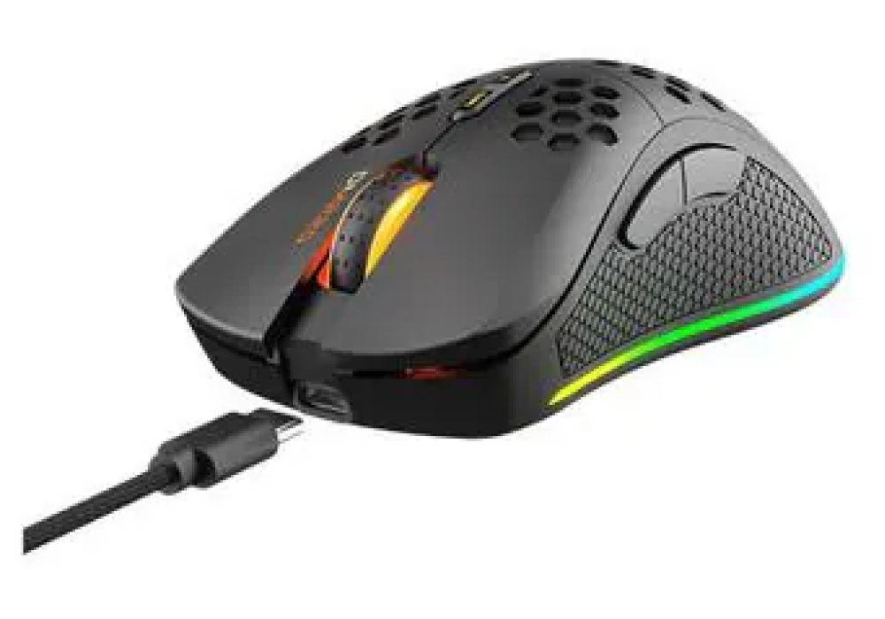 DELTACO Souris de gaming DM220 RGB Noir