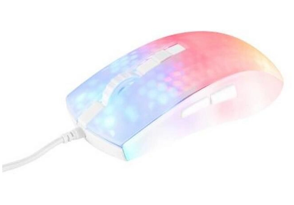 DELTACO Souris de gaming DM310 RGB Blanc