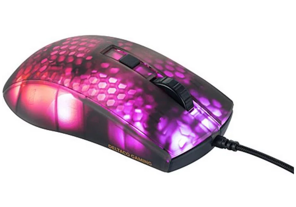 DELTACO Souris de gaming DM310 RGB Noir