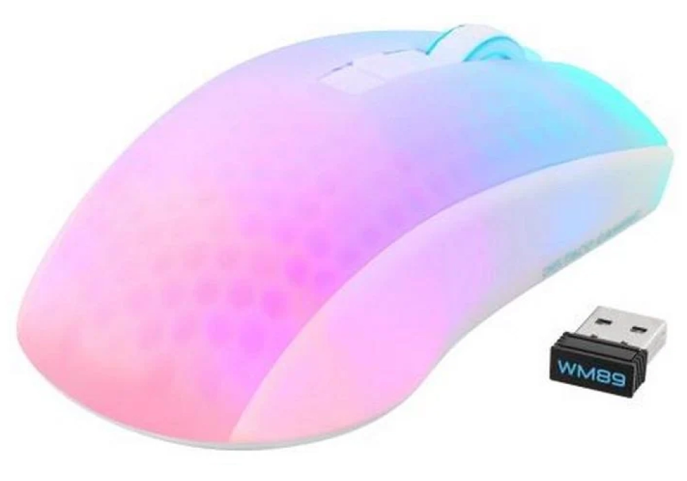 DELTACO Souris de gaming DM320 Blanc