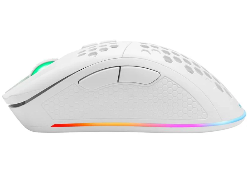 DELTACO Souris de gaming WM80 RGB Blanc