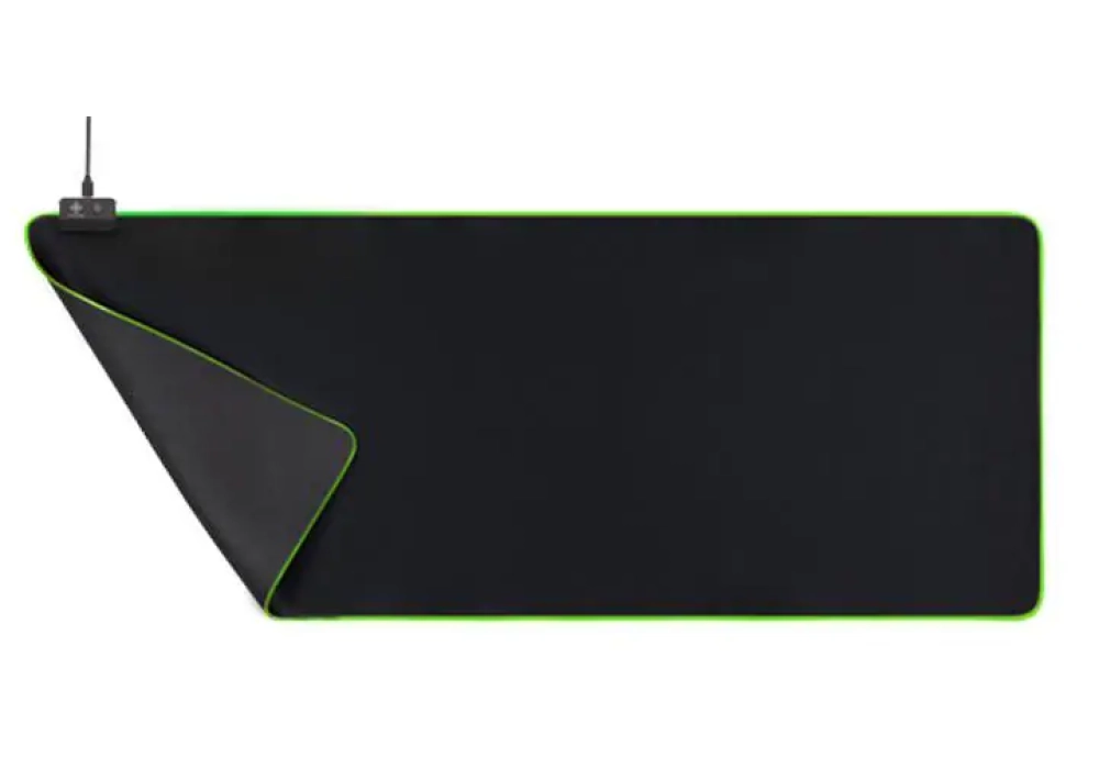 DELTACO Tapis de souris gaming RGB DMP310 Noir