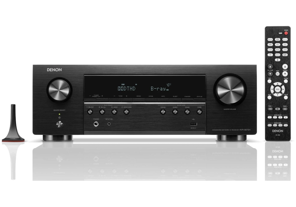 Denon Récepteur AV AVR-S670H Noir