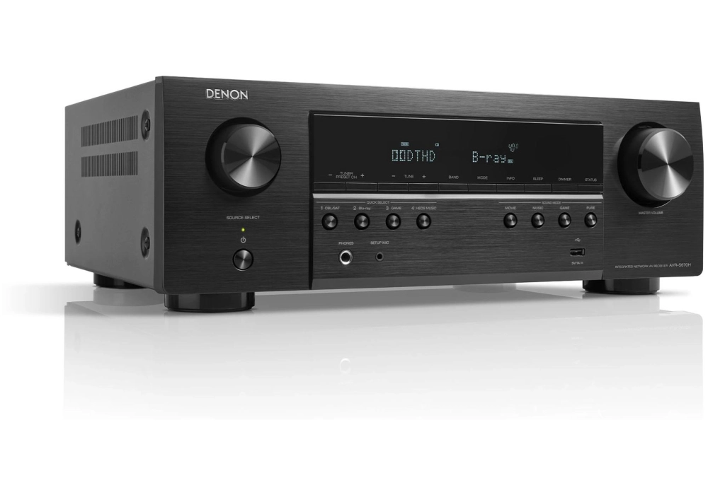 Denon Récepteur AV AVR-S670H Noir