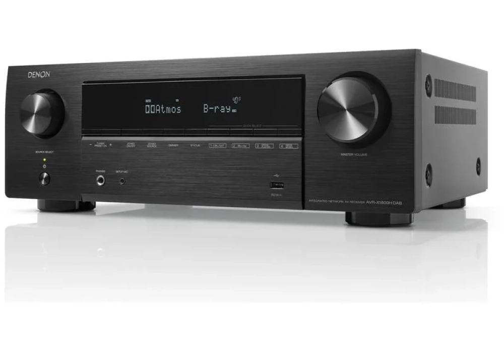 Denon Récepteur AV AVR-X1800H DAB Noir