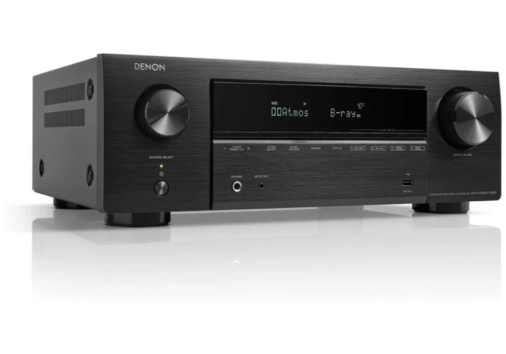 Denon Récepteur AV AVR-X1800H DAB Noir