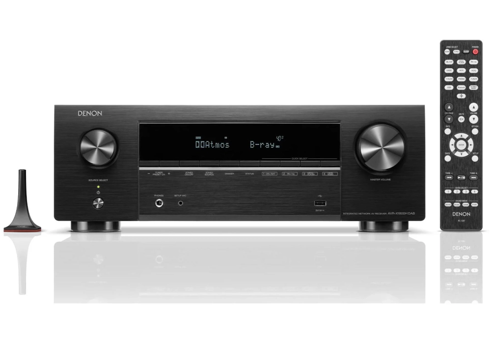 Denon Récepteur AV AVR-X1800H DAB Noir