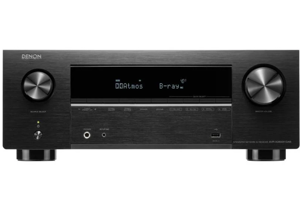 Denon Récepteur AV AVR-X2800H DAB Noir