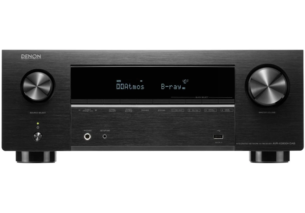 Denon Récepteur AV AVR-X2800H DAB Noir