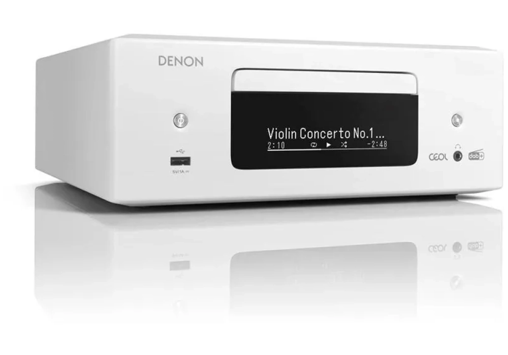 Denon Récepteur stéréo RCD-N12DAB Blanc