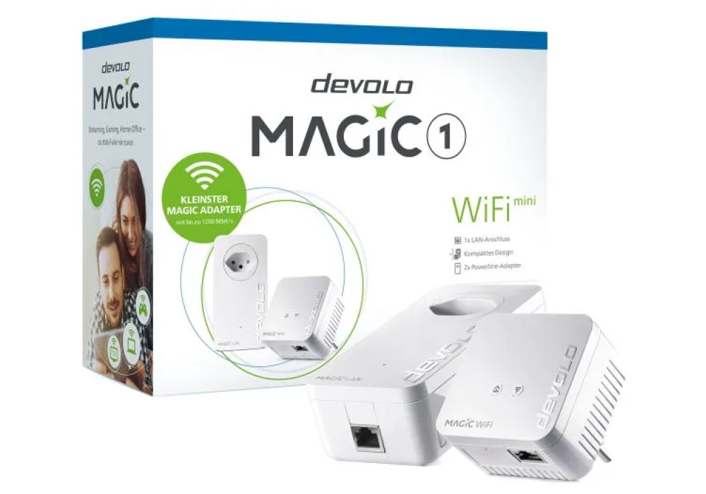 devolo Powerline Magic 1 WiFi mini Starter Kit