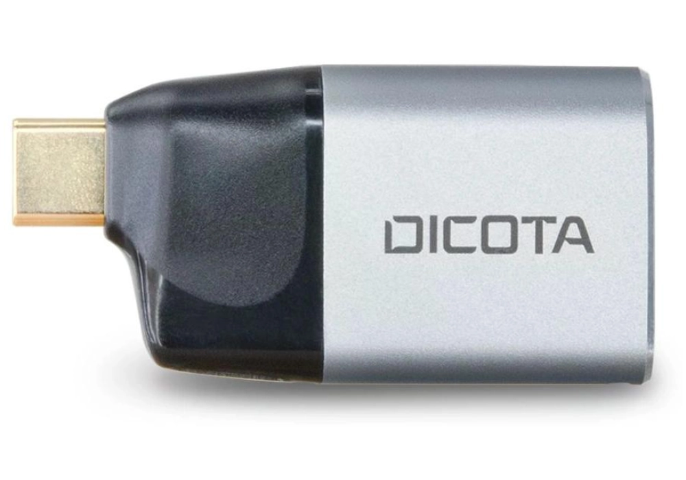 DICOTA Mini Adaptateur USB-C vers DisplayPort avec PD (8k/100W)