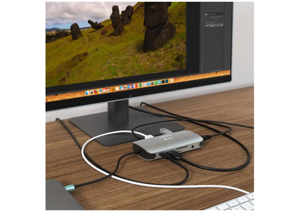 Dicota USB-C Portable 10-en-1 Docking Station HDMI/PD 100W