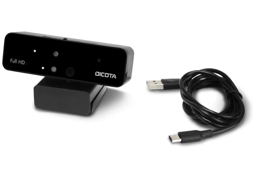 DICOTA Webcam PRO avec reconnaissance faciale