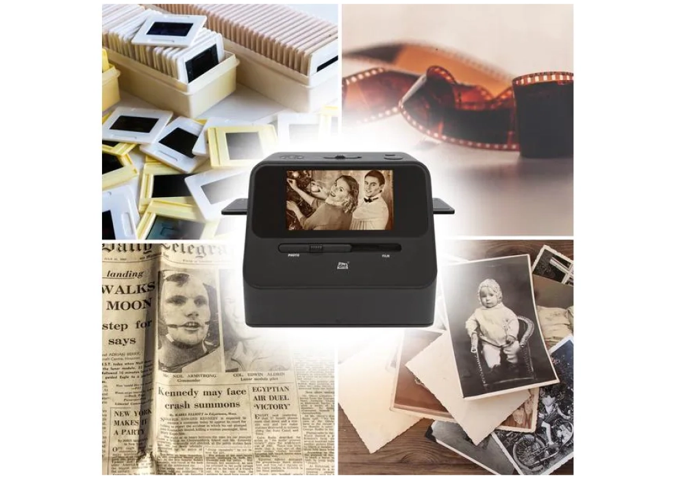 DNT Scanner combiné photos et diapositives 4-en-1, SlideCopy PRO