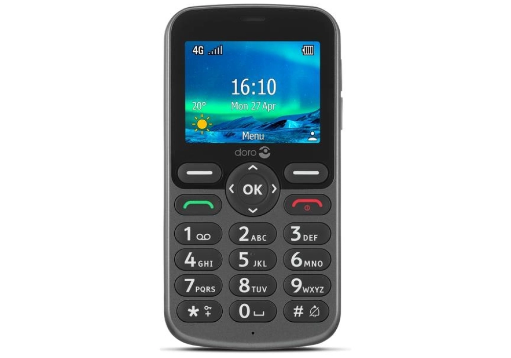 Doro Téléphones portables pour seniors 5860 Noir