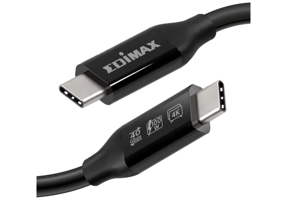 Edimax Câble Thunderbolt 3 40 Gbps USB C - USB C 0.5 m