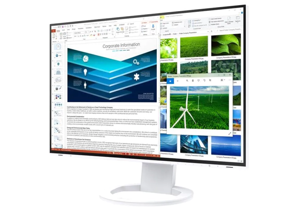 EIZO EV2485 Swiss Edition Blanc