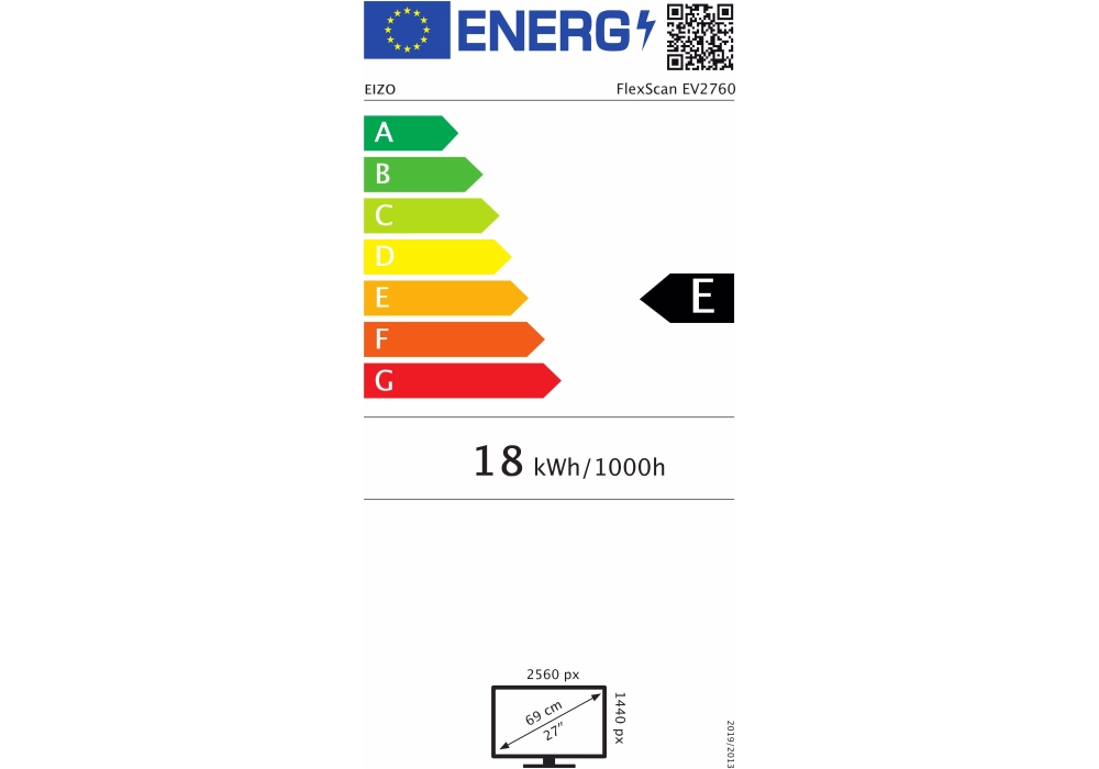 EIZO EV2760 - Swiss Edition (Black)