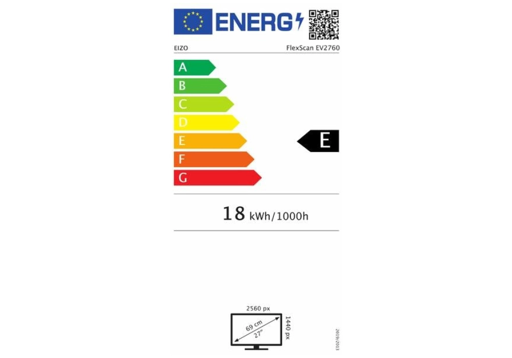 EIZO EV2781 - Swiss Edition (Blanc)