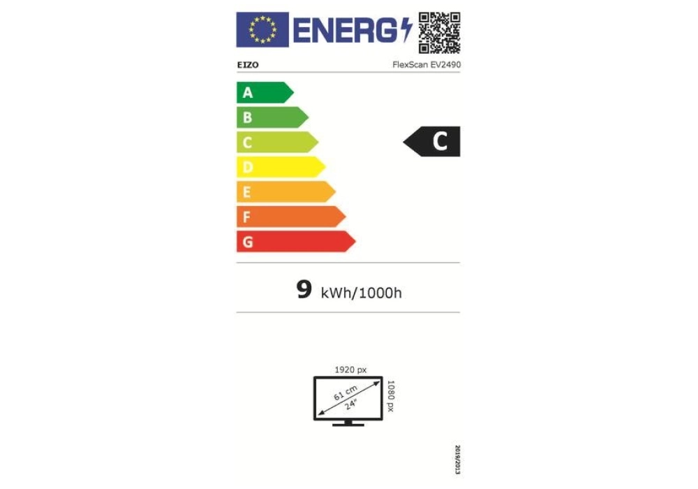 EIZO FlexScan EV2490 - Swiss Edition (Blanc)