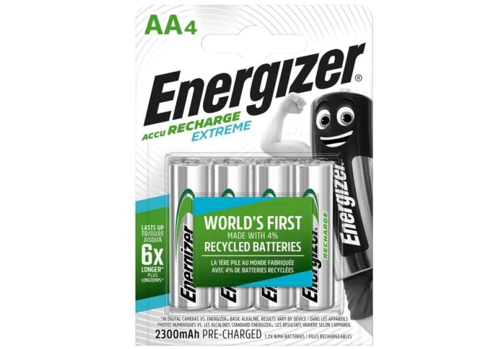 Energizer Rechargeable AA - 2300 mAh (4)