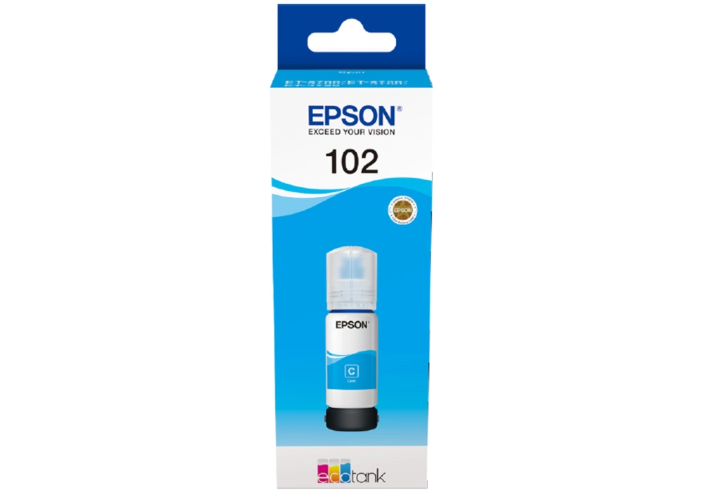 Epson Ink Bottle 102 EcoTank - Cyan