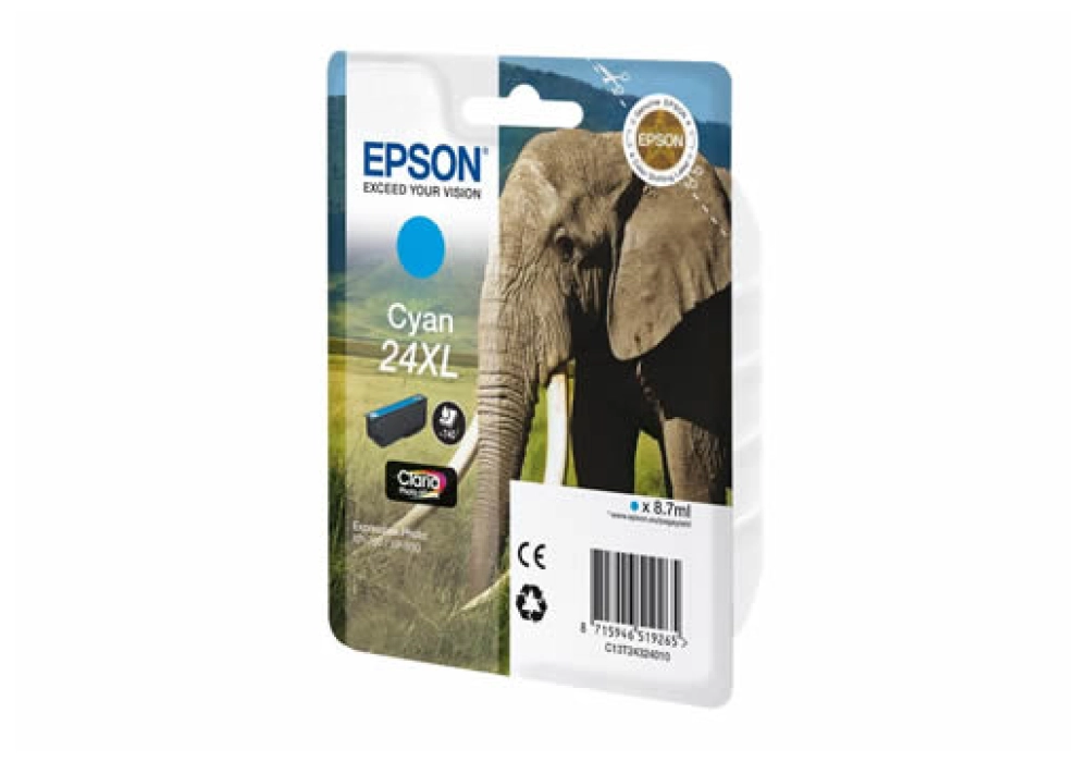 Epson Ink Cartridge 24 XL - Cyan