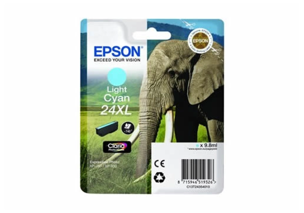 Epson Ink Cartridge 24 XL - Light Cyan