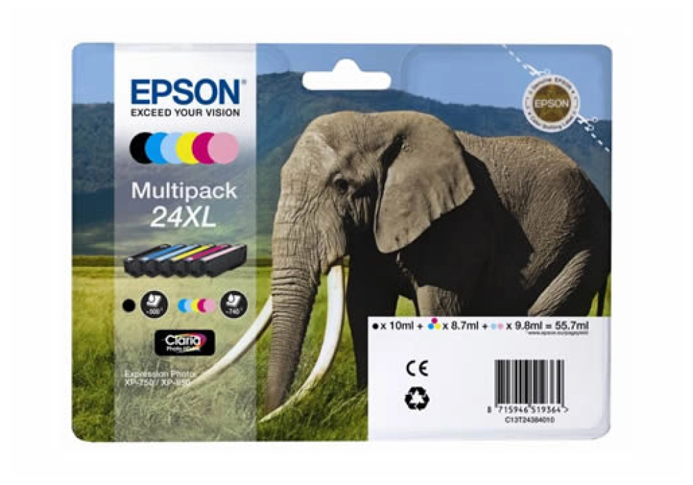 Epson Ink Cartridge 24 XL - Multipack