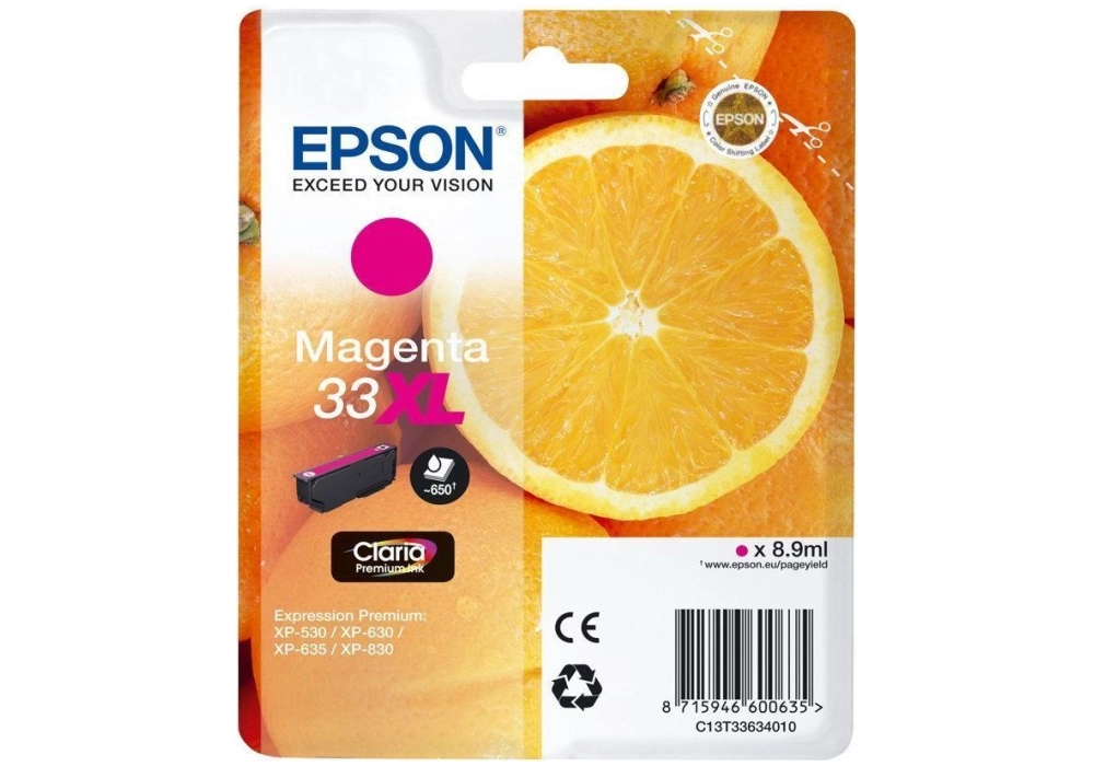 Epson Ink Cartridge 33XL - Magenta